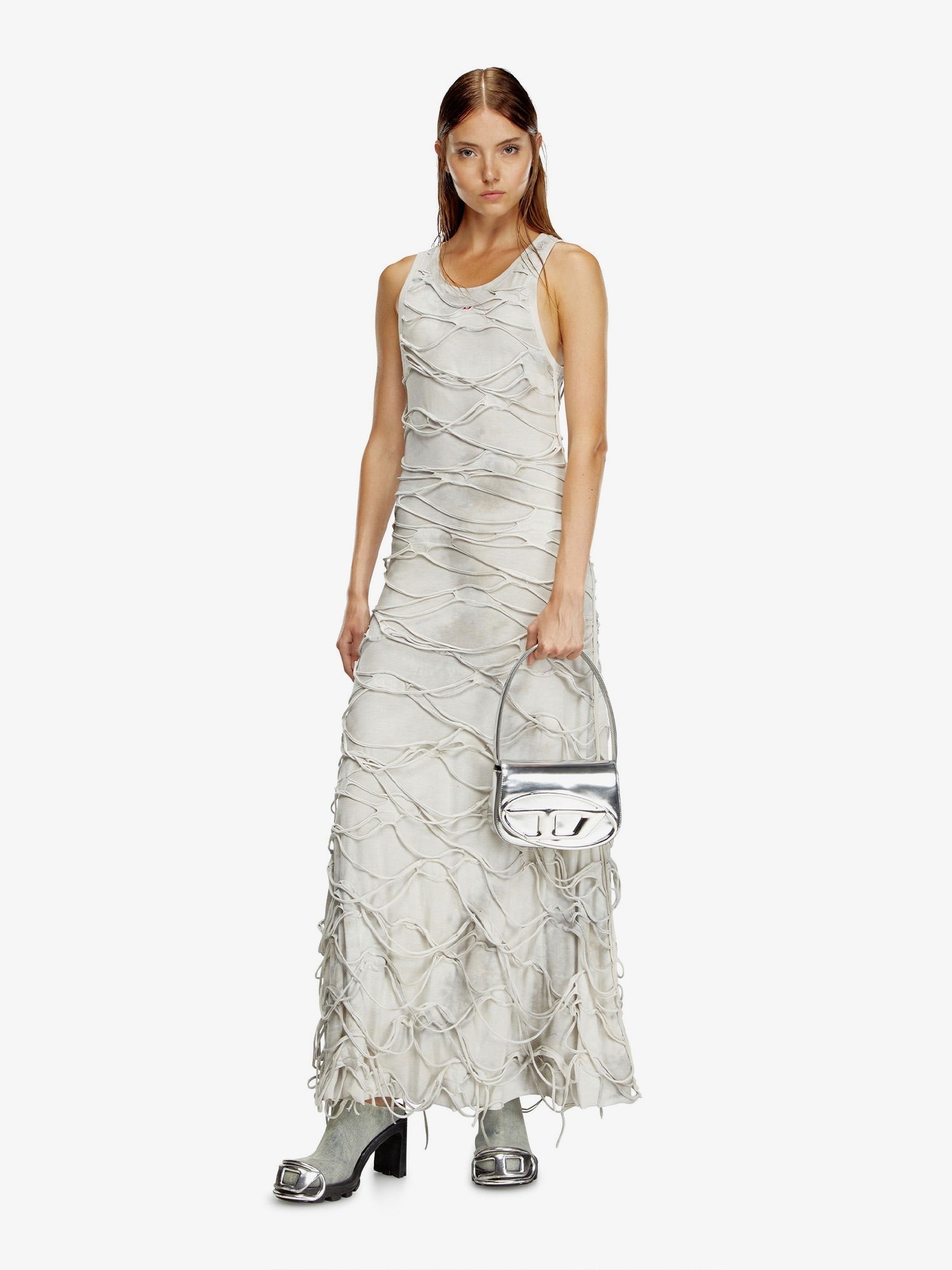 Diesel - Woman - Grey - Shoulder Bag