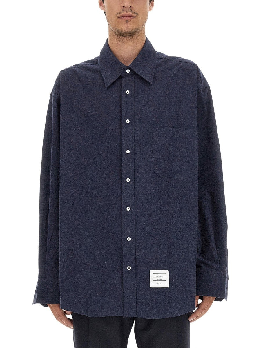 THOM BROWNE - Man - Blue - Shirt