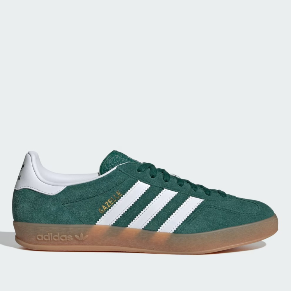 adidas Gazelle Indoor J "Collegiate Green Gum"