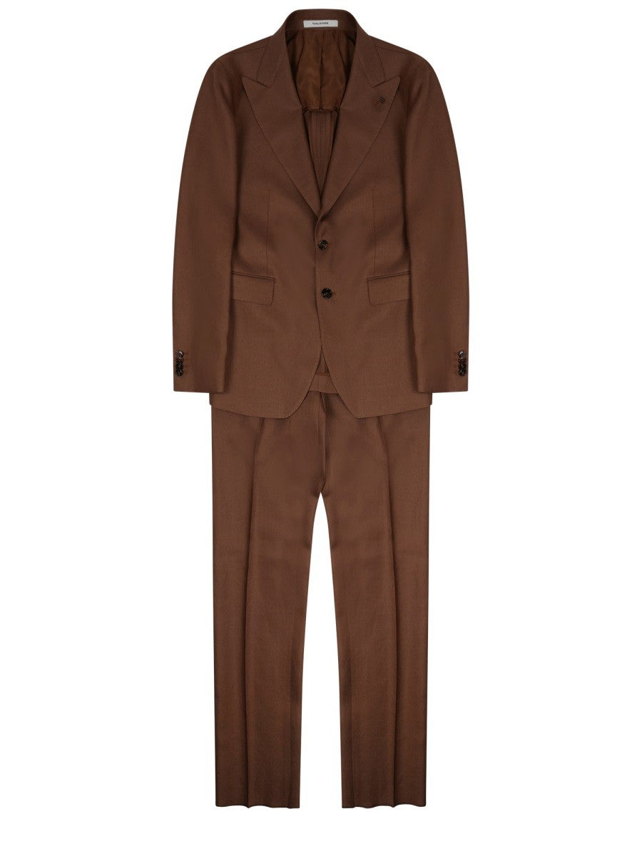 Tagliatore - Man - Brown - Suit