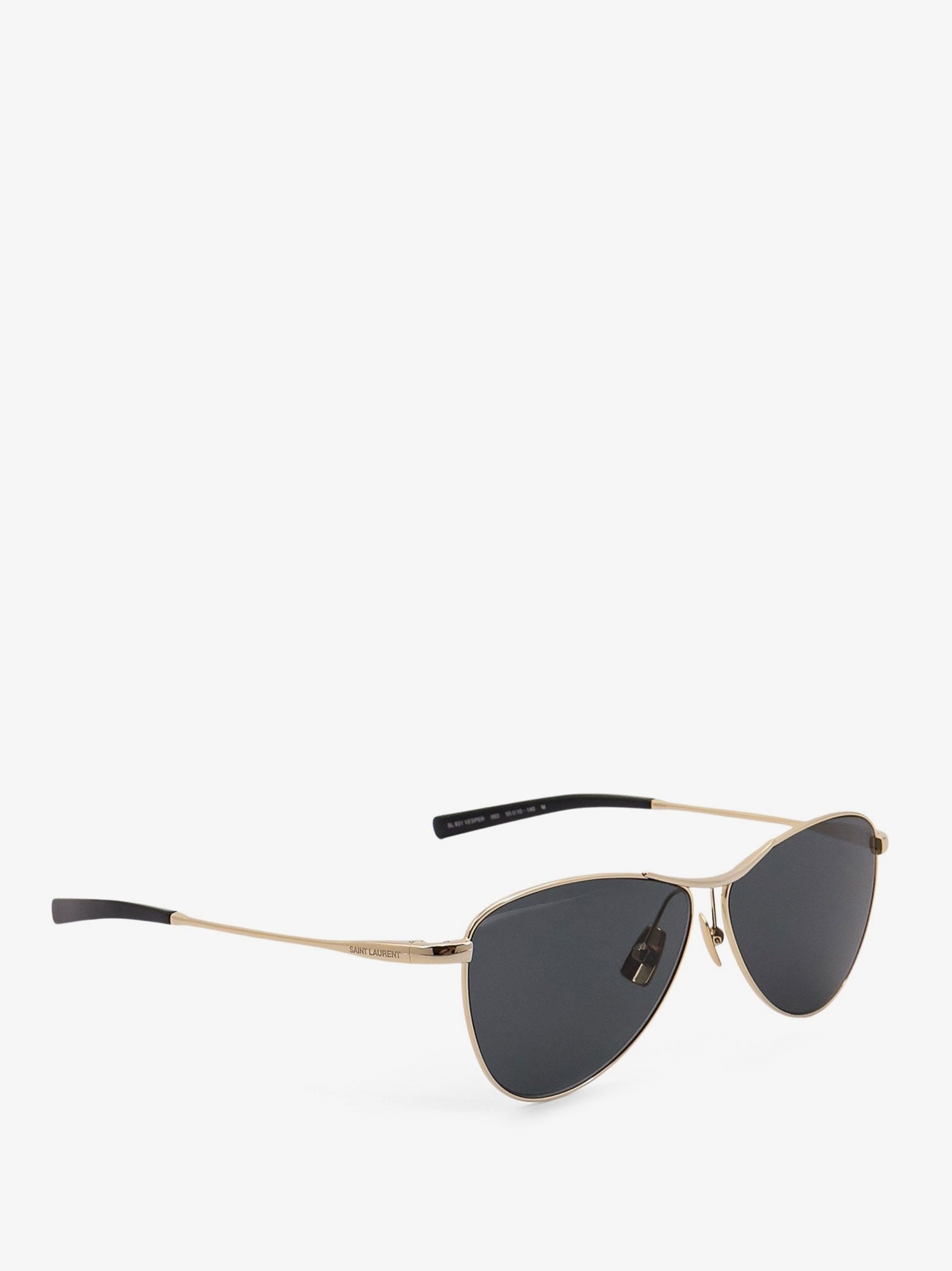 Saint Laurent - Woman - Gold Gold Black - Sunglasses