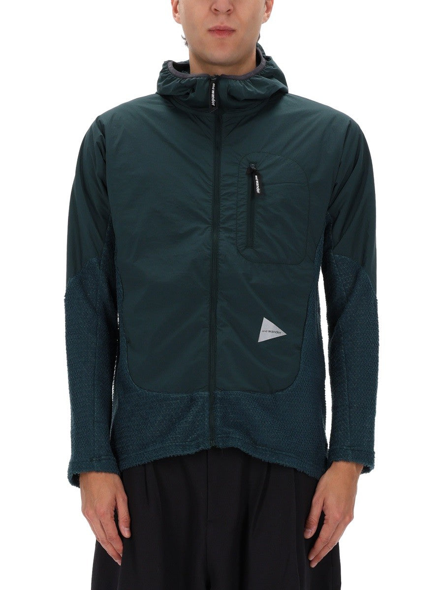 AND WANDER - Man - Green - Blazer