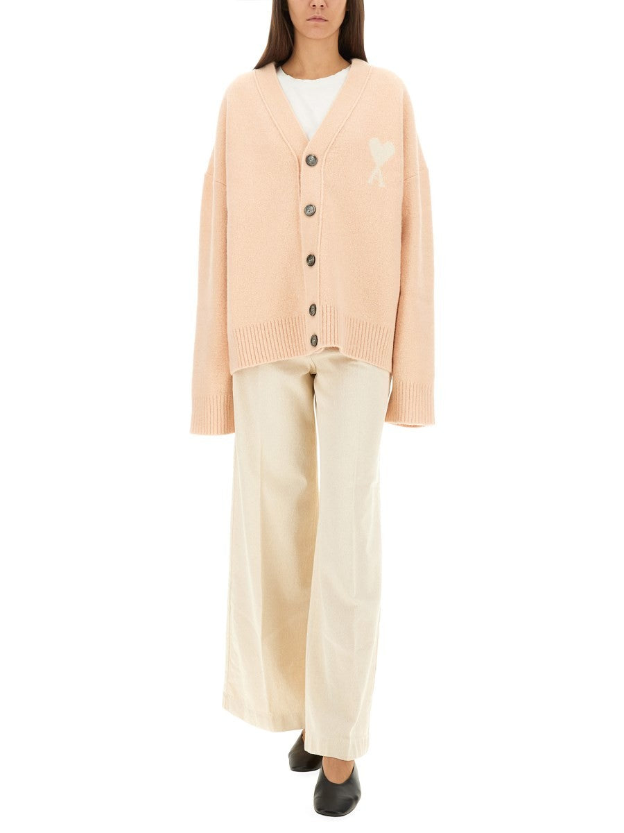 AMI PARIS - Unisex - Pink - Sweater