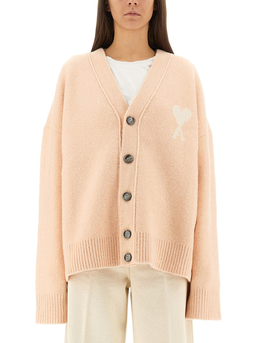 AMI PARIS - Unisex - Pink - Sweater