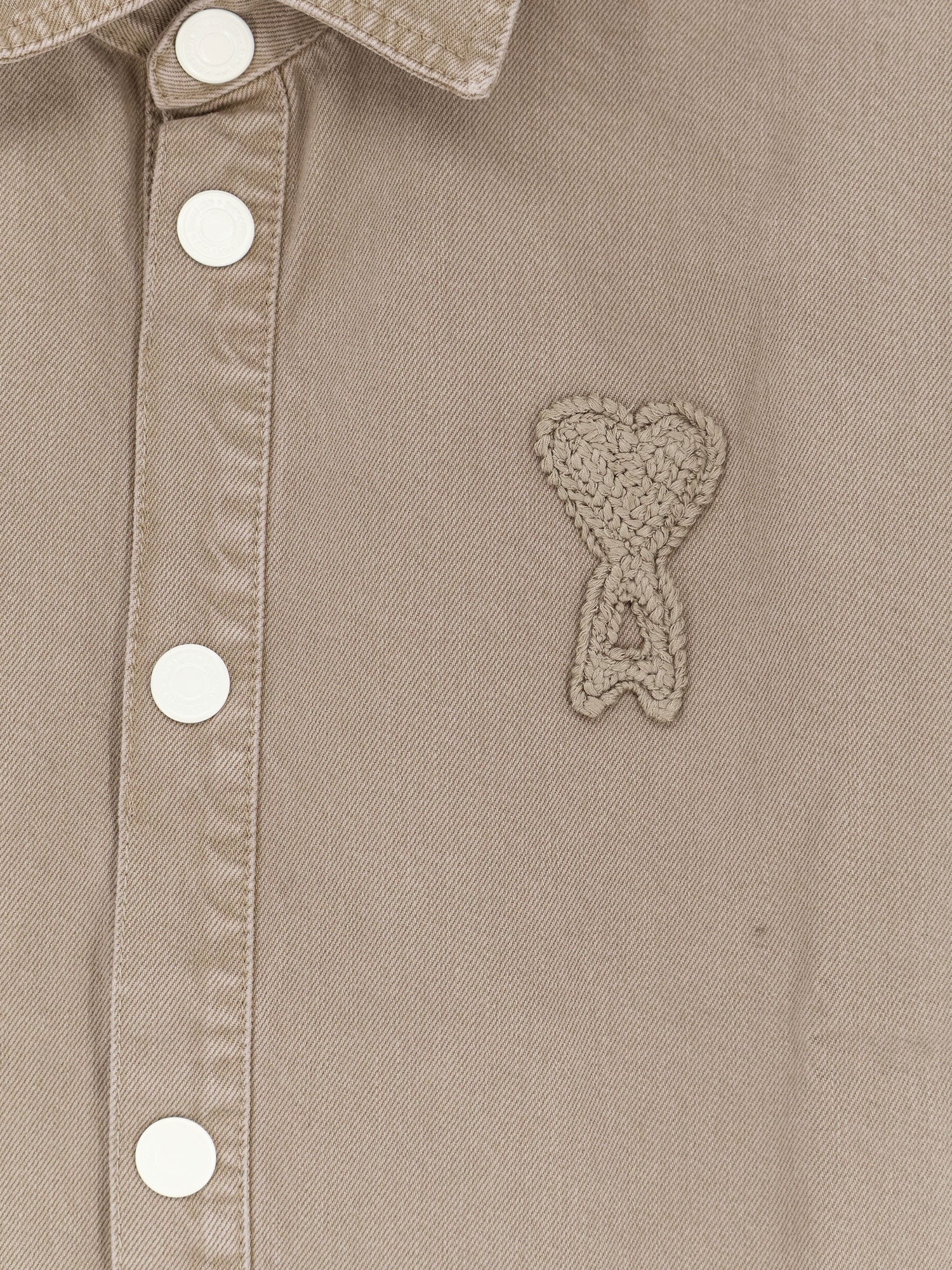 AMI PARIS - Man - Beige - Shirt