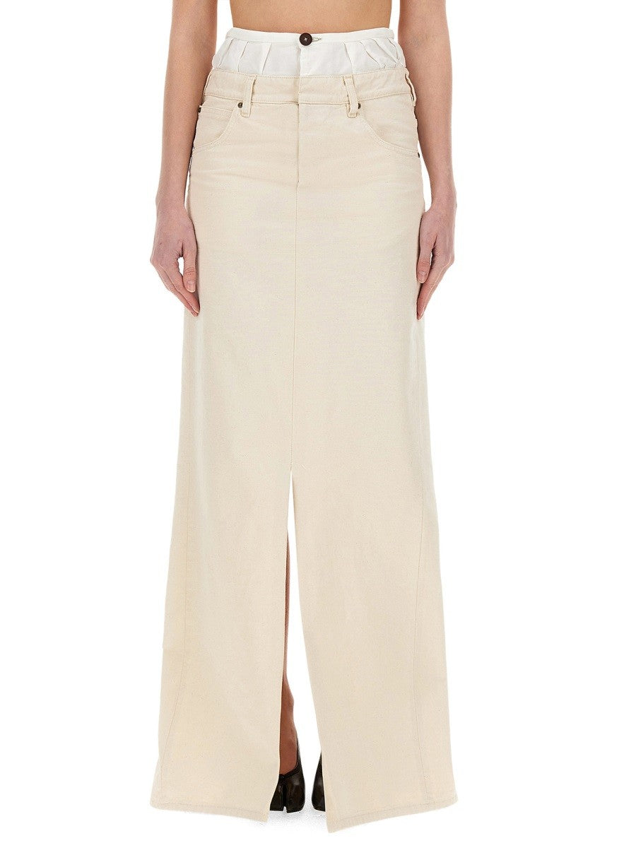 Maison Margiela - Woman - Beige - Skirt