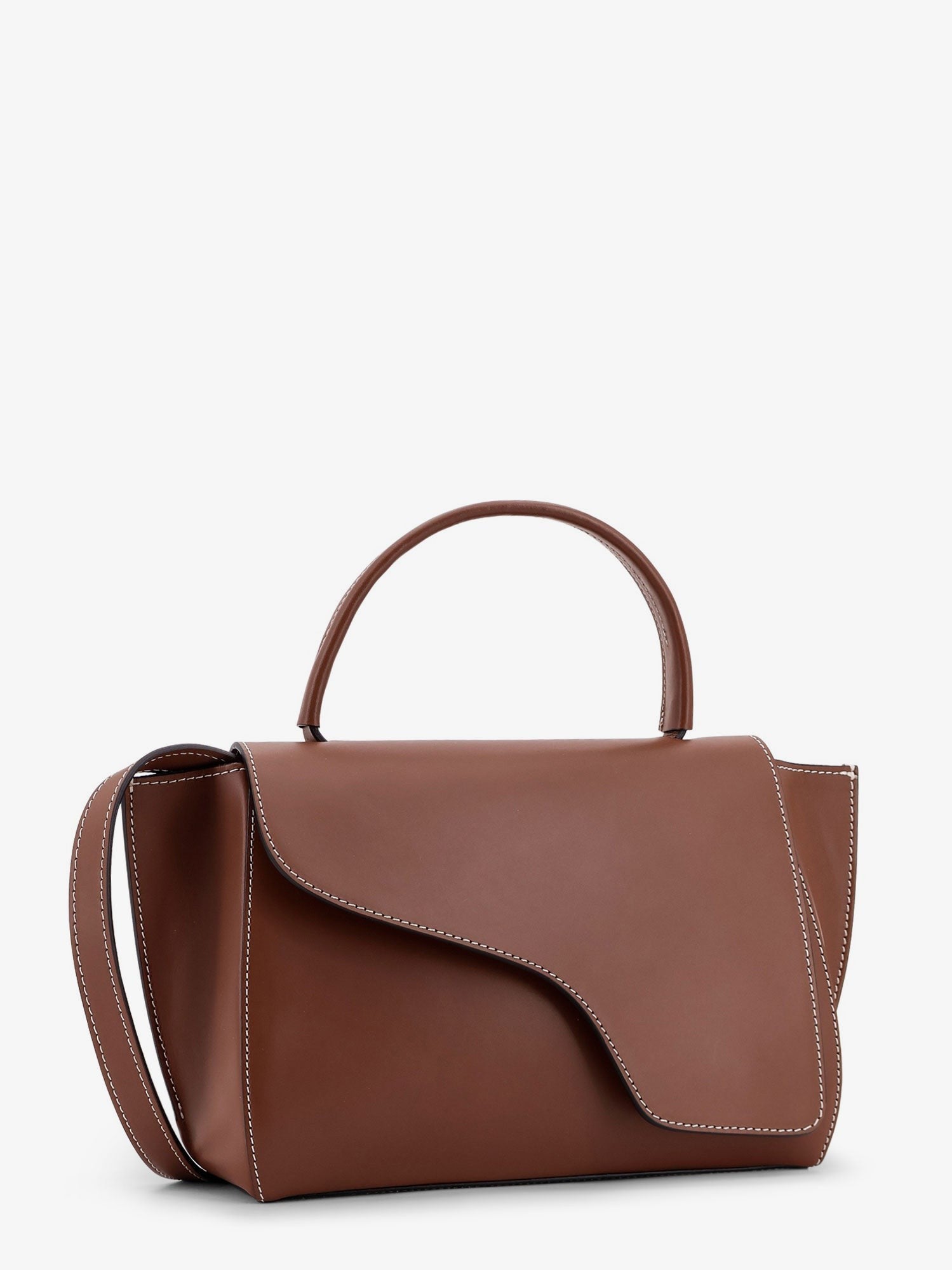 ATP ATELIER - Woman - Cannella/Contrast Stitch - Crossbody Bag