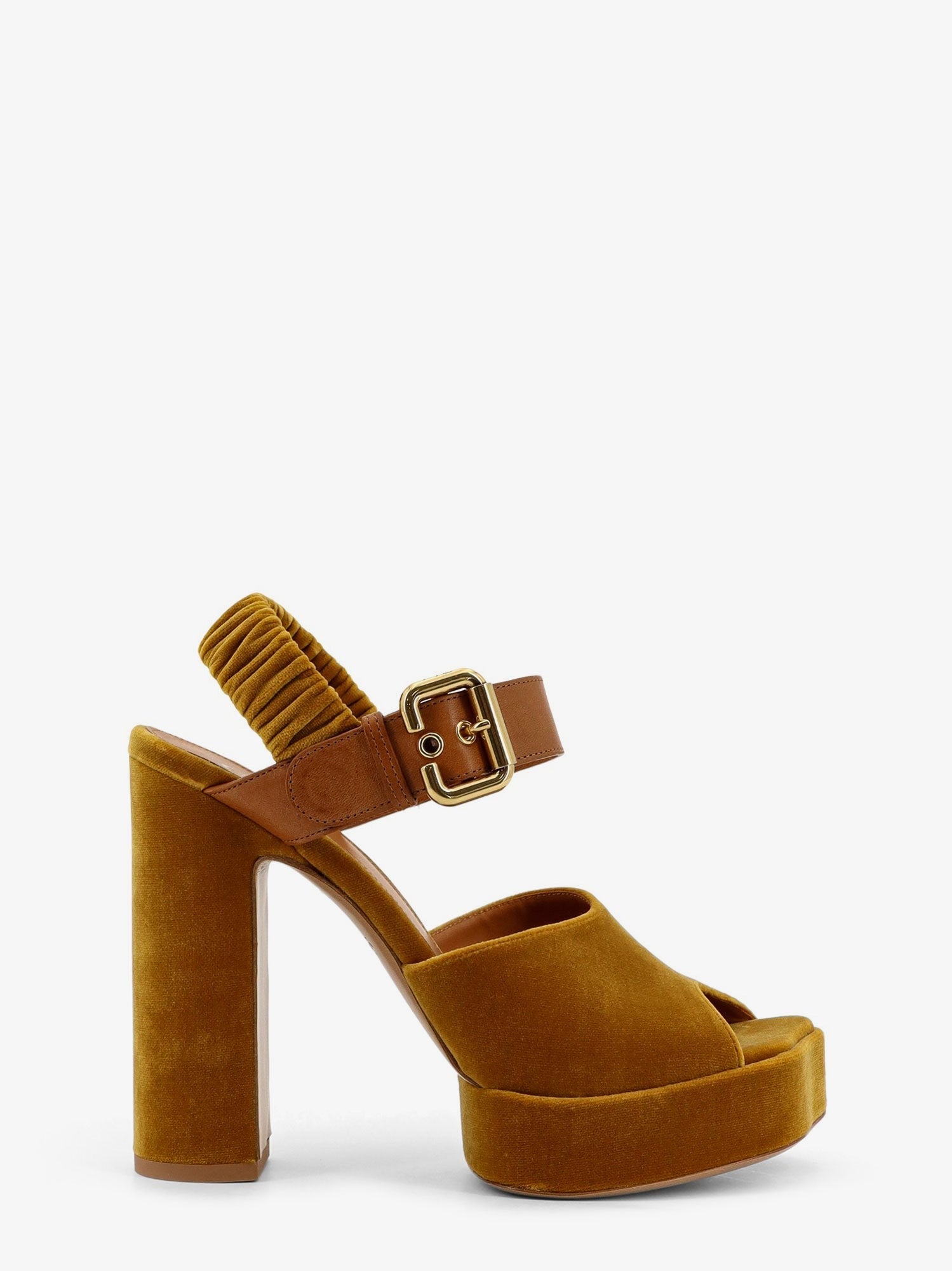 CHLOÉ - Woman - Yellow - Heeled Sandal