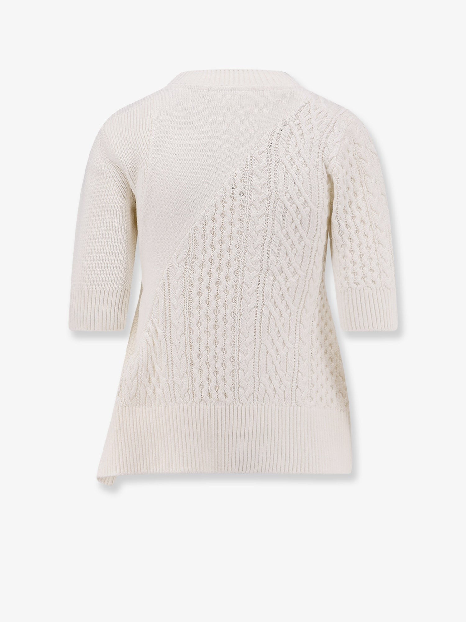 SACAI - Woman - White - Knit Sweater