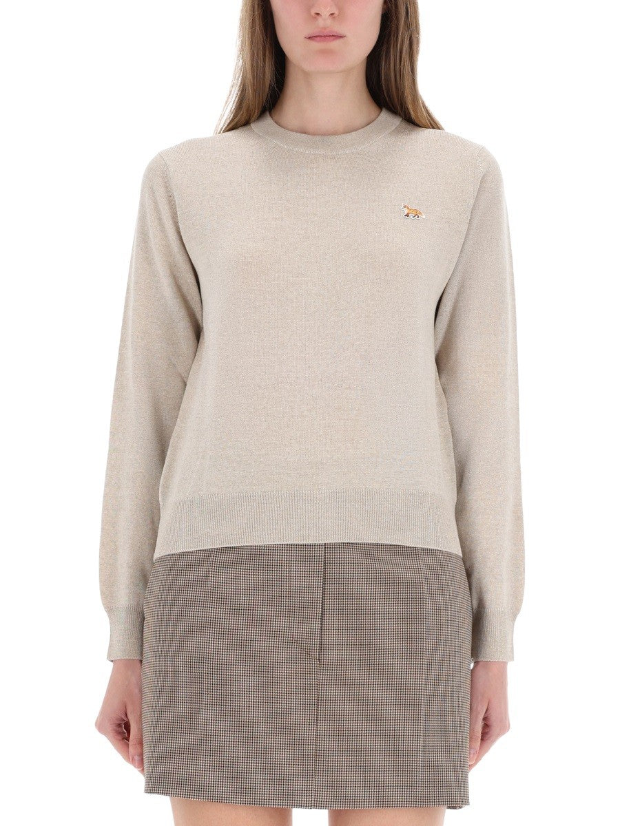 Maison Kitsune - Woman - Beige - Sweater