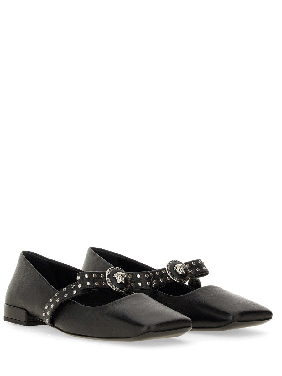 Versace - Woman - Black - Flat
