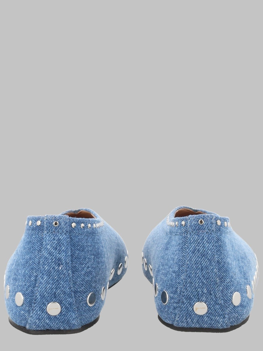 GANNI - Woman - Blue - Flat