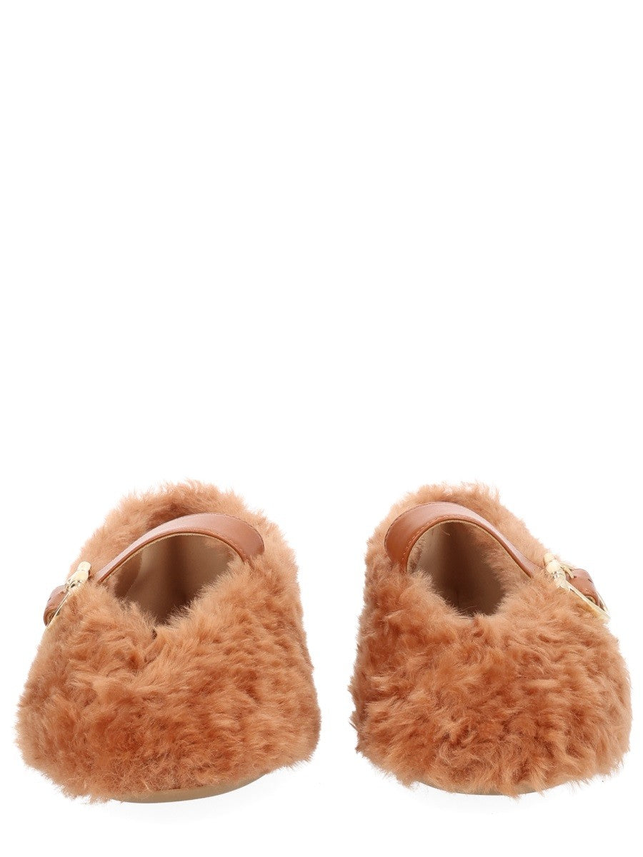 Ferragamo - Woman - Beige - Flat