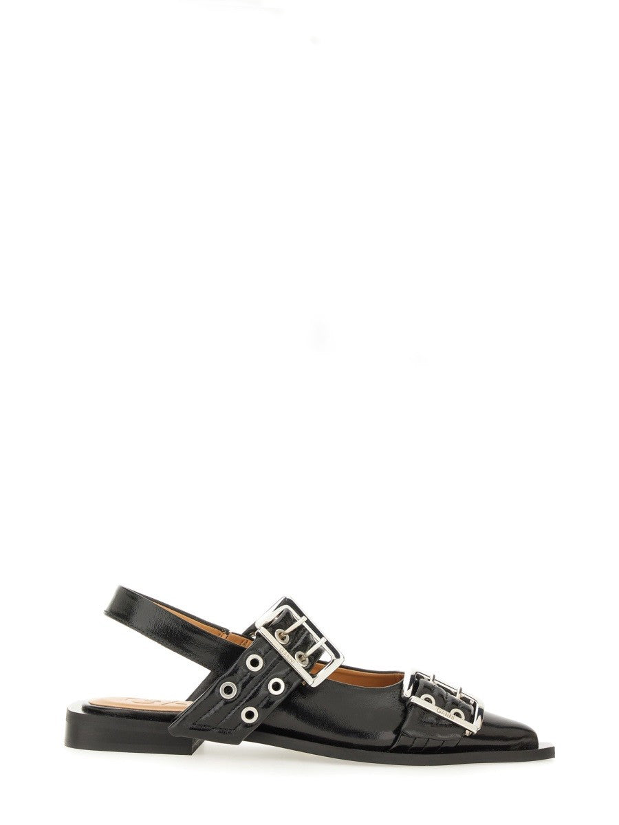 GANNI - Woman - Black - Flat