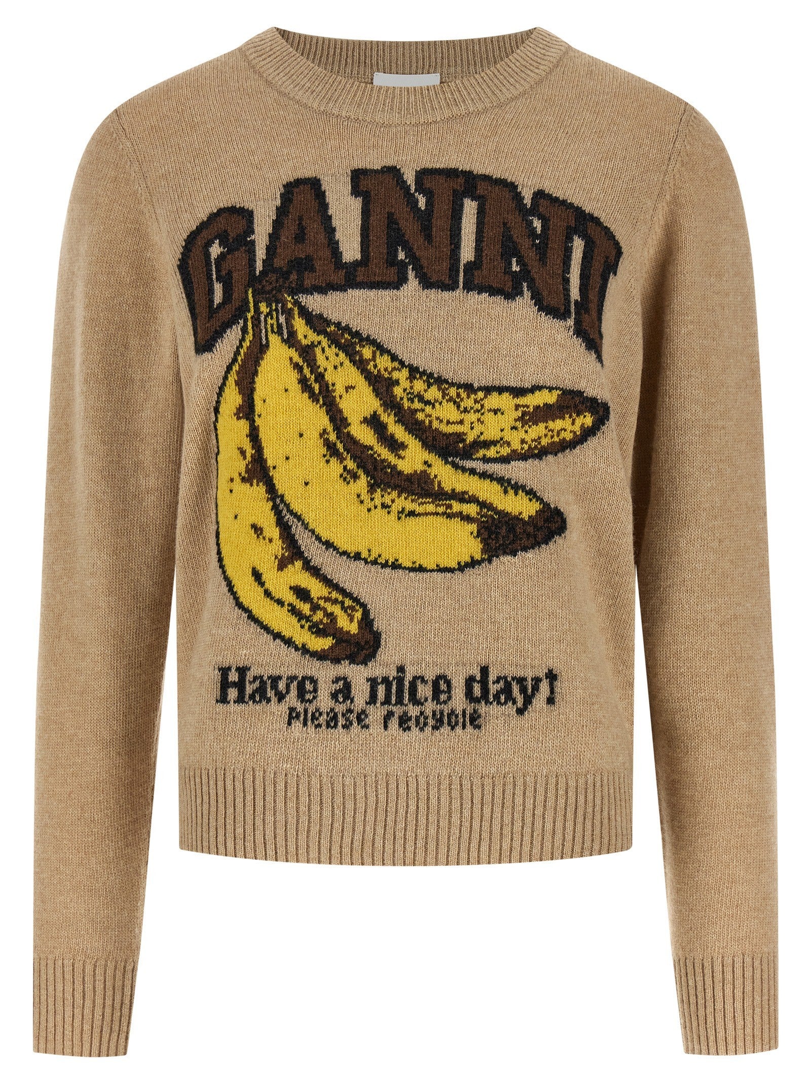 GANNI - nan - Beige - Sweater