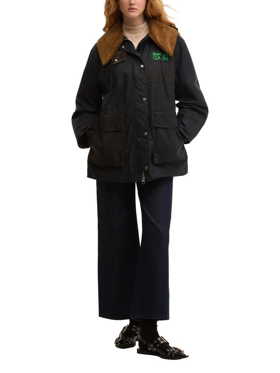 BARBOUR x GANNI - Woman - Blue - Coat