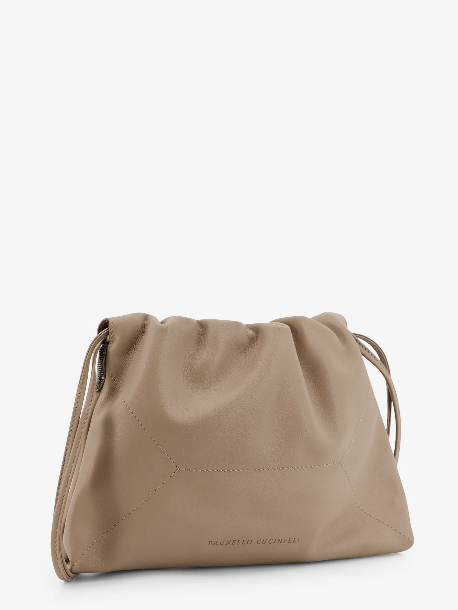Brunello Cucinelli - Woman - Beige - Shoulder Bag