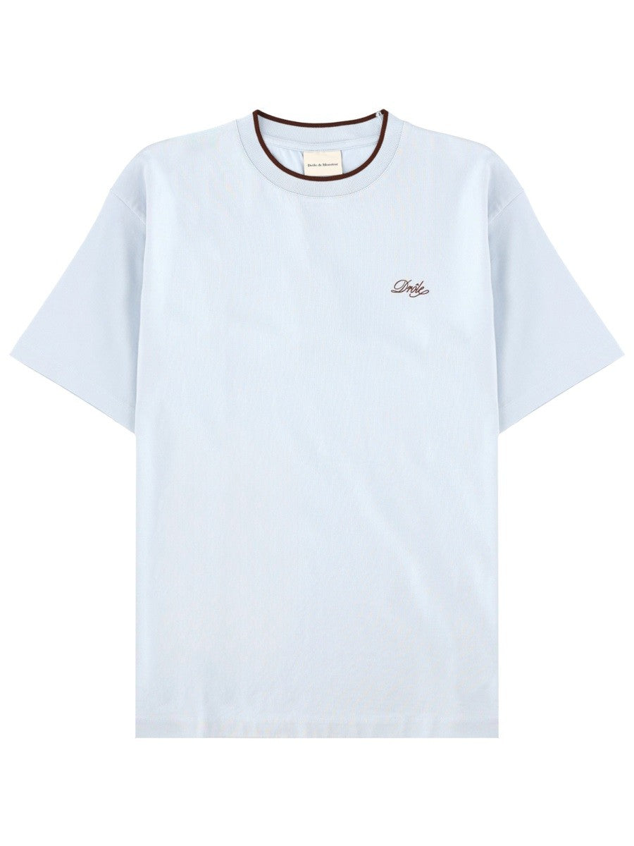 Drole De Monsieur - Man - Blue - T-shirt