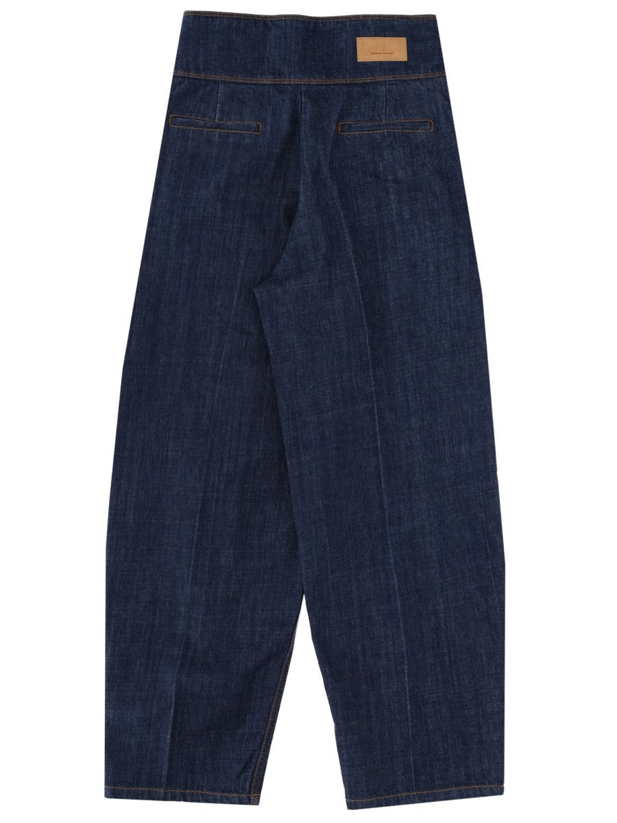 AMI PARIS - Woman - Blue - Jeans