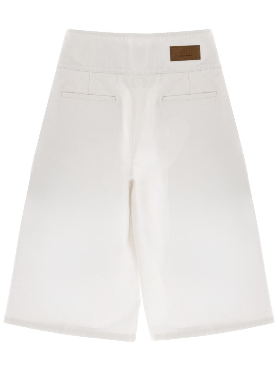 AMI PARIS - Woman - White - Shorts