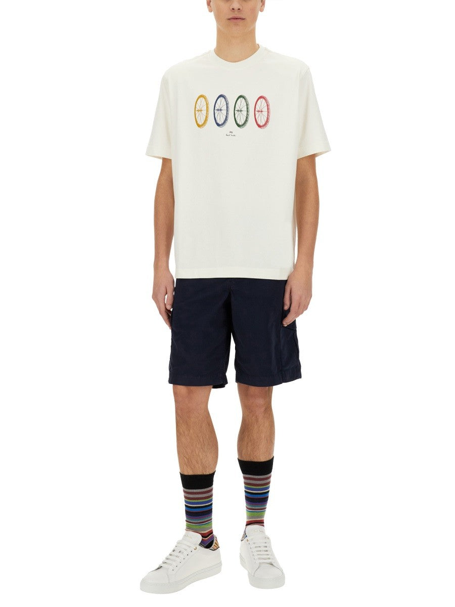PS BY PAUL SMITH - Man - Blue - Shorts