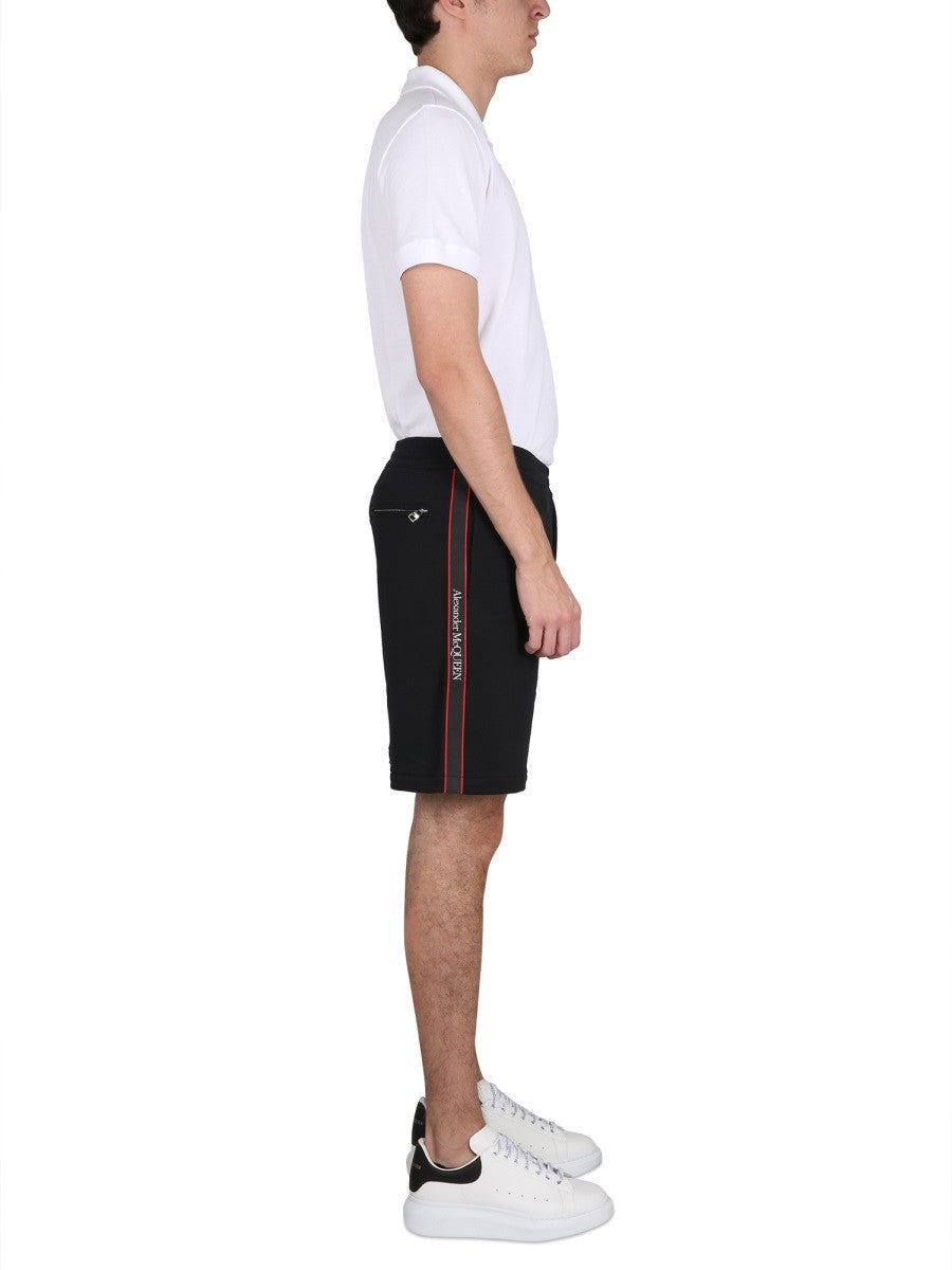 Alexander Mcqueen - Man - Black - Shorts