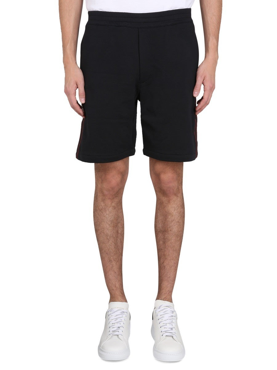 Alexander Mcqueen - Man - Black - Shorts