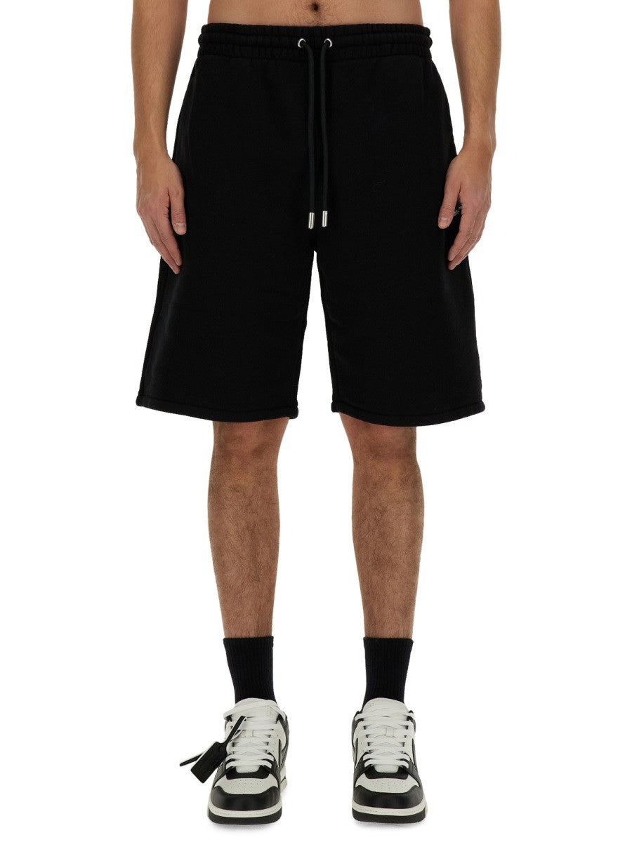 Off-white - Man - Black - Shorts
