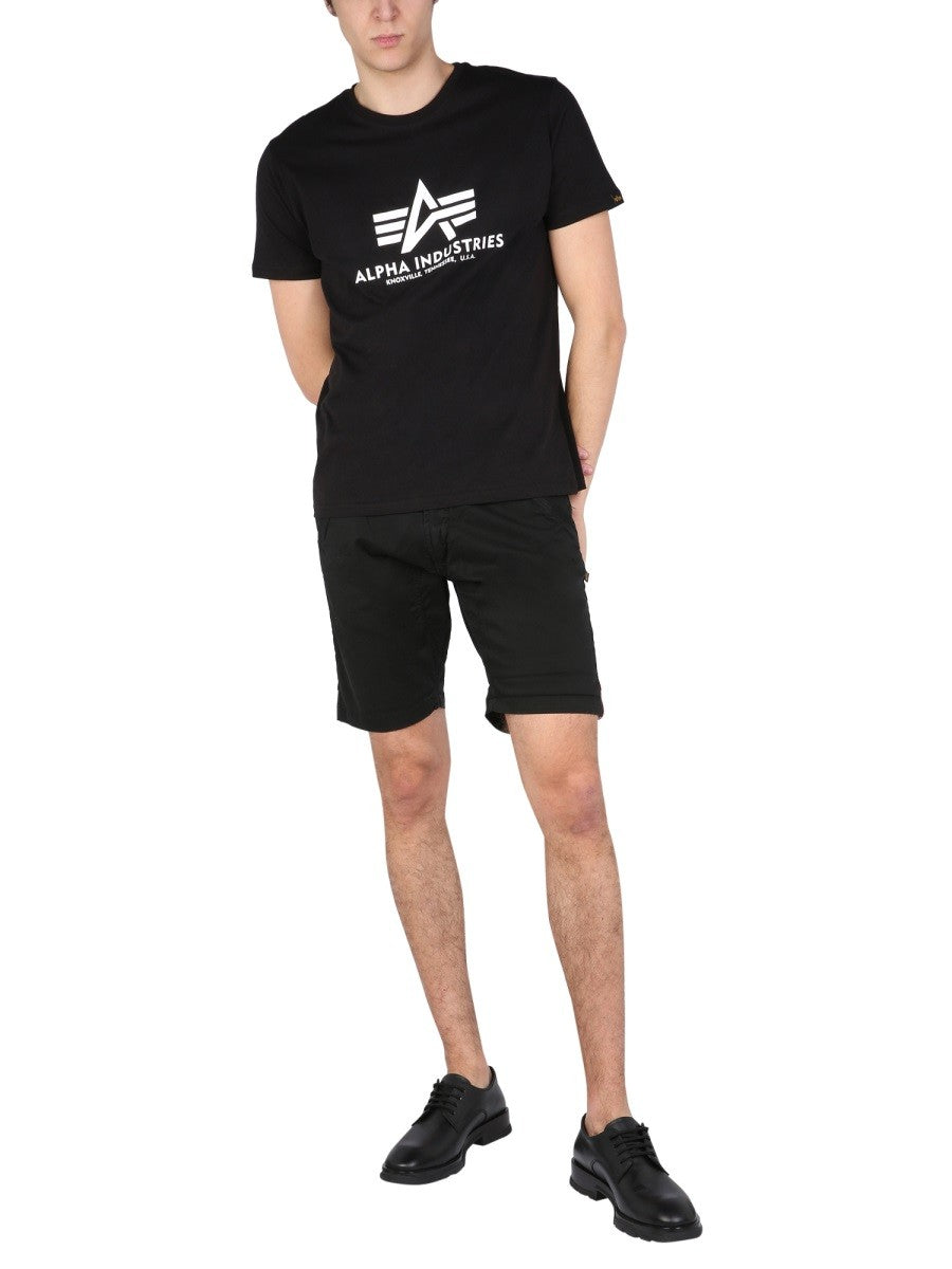 ALPHA INDUSTRIES - Man - Black - Shorts