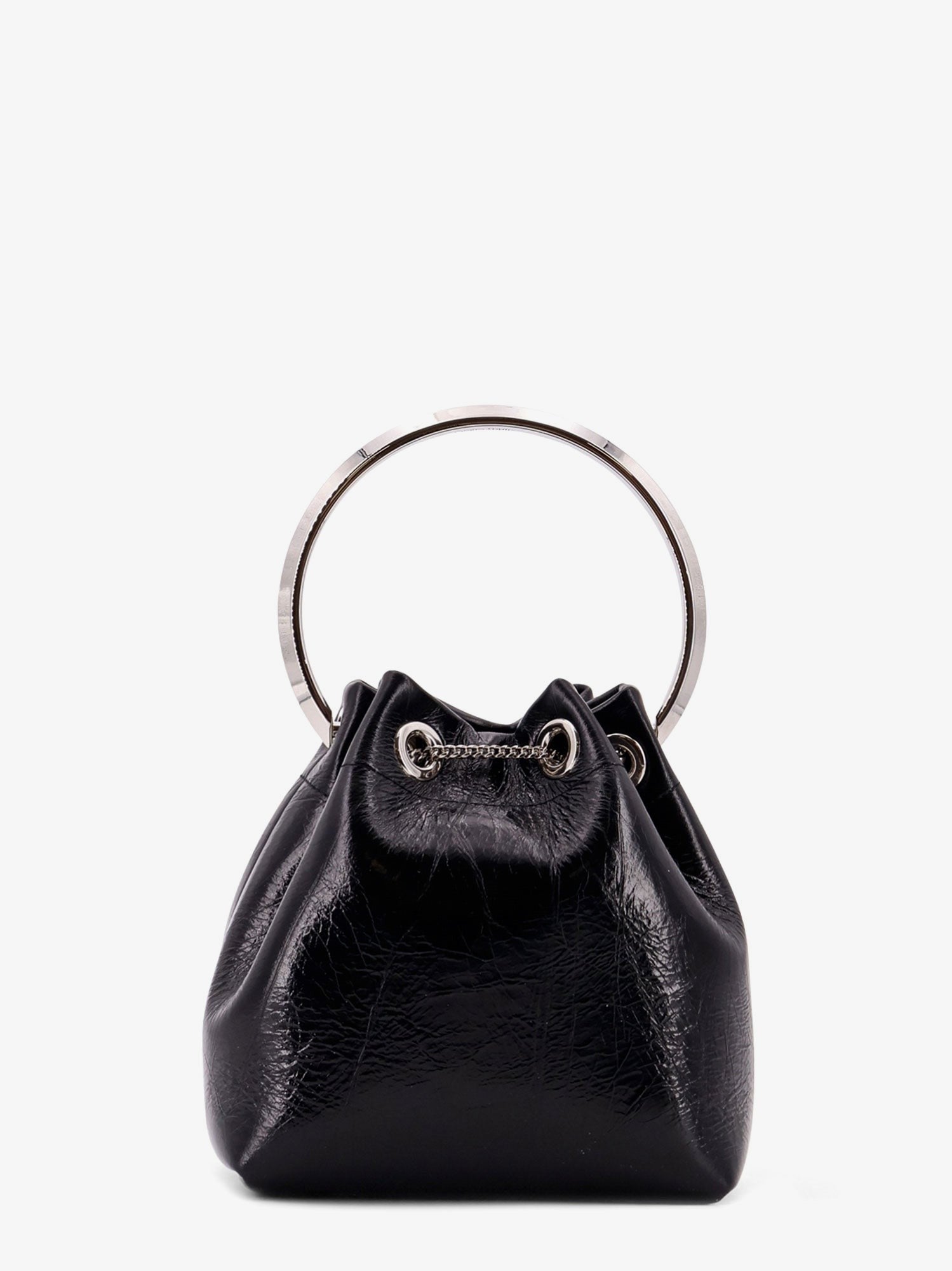 Jimmy Choo - Woman - Black/Silver - Bucket Bag