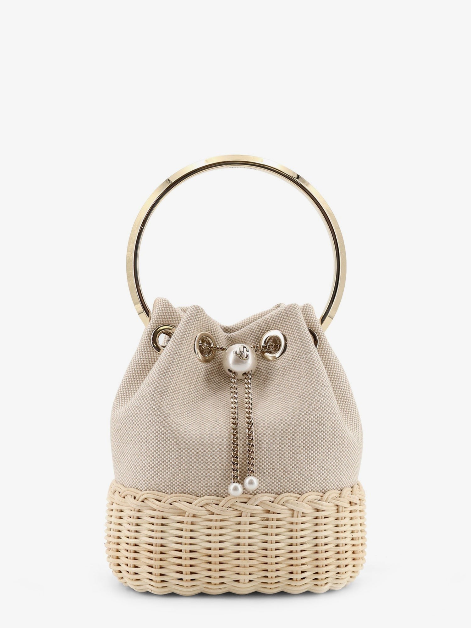 Jimmy Choo - Woman - Beige - Bucket Bag