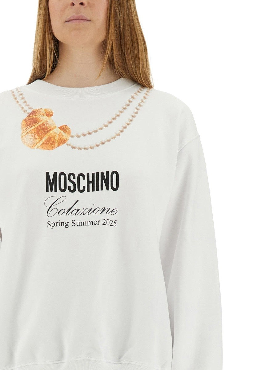 Moschino - Woman - White - Sweatshirt