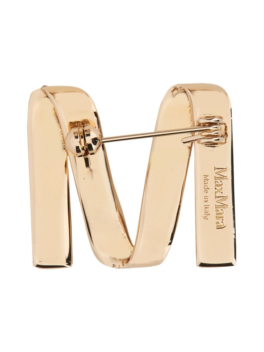 Max Mara - Woman - Gold - Brooch