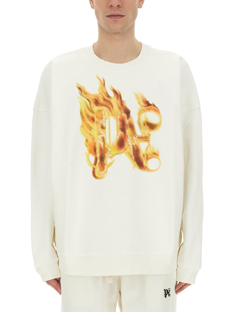 Palm Angels - Man - White - Sweatshirt