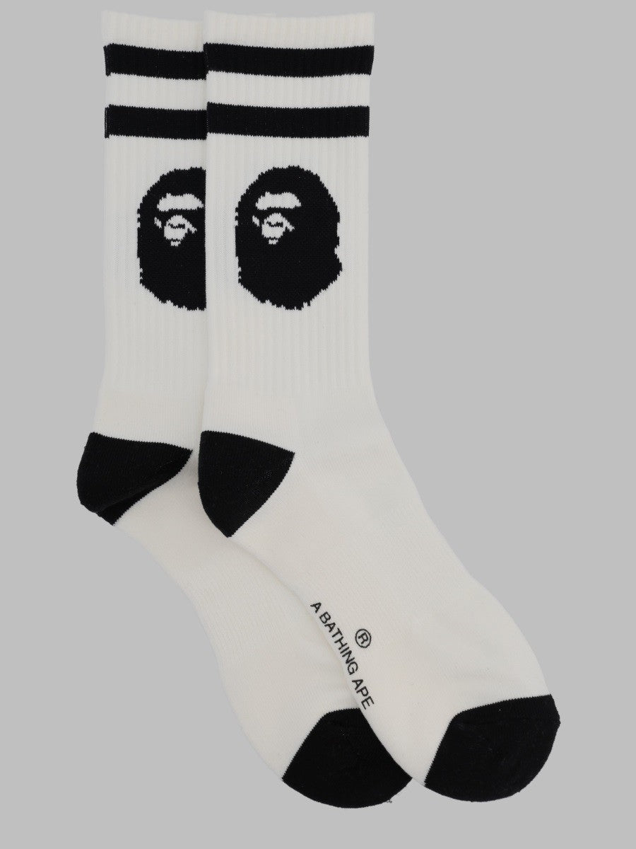 A BATHING APE - Man - White - Socks