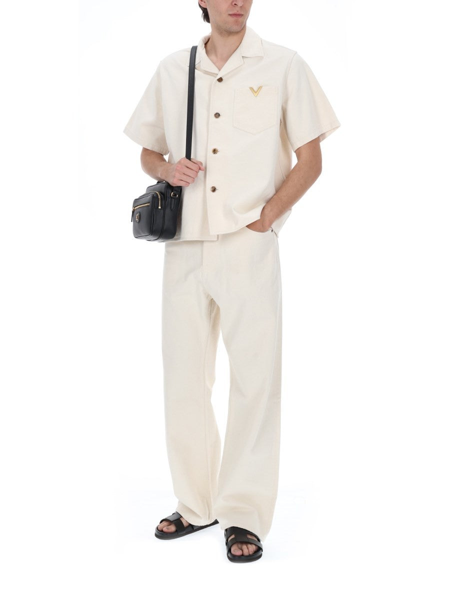 Valentino - Man - Beige - Shirt