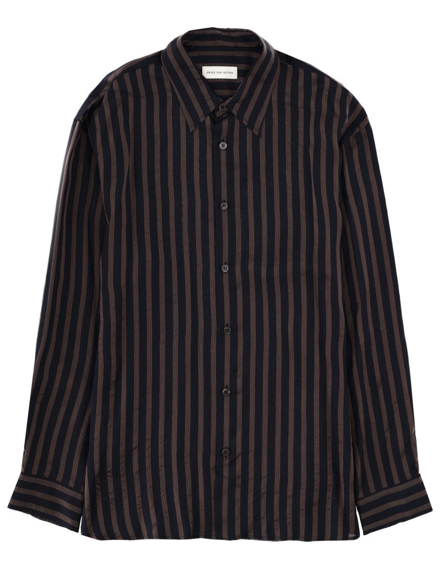 Dries Van Noten - Man - Blue - Shirt