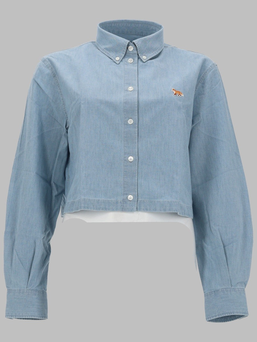 Maison Kitsune - Woman - Blue - Shirt