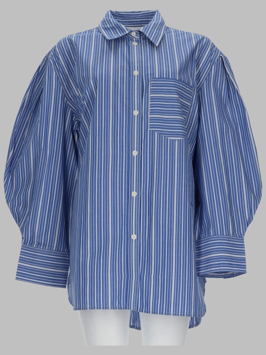 GANNI - Woman - Blue - Shirt