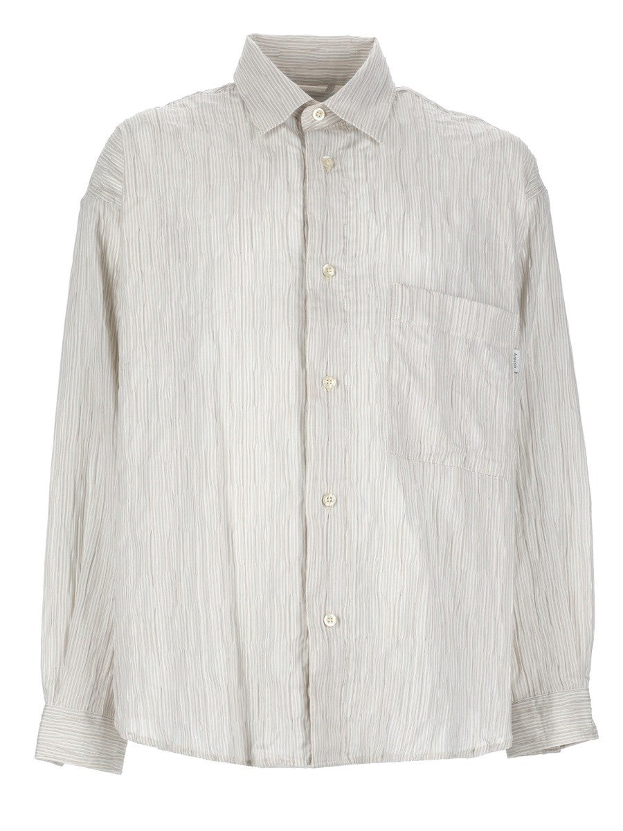 AMISH - Man - Beige - Shirt