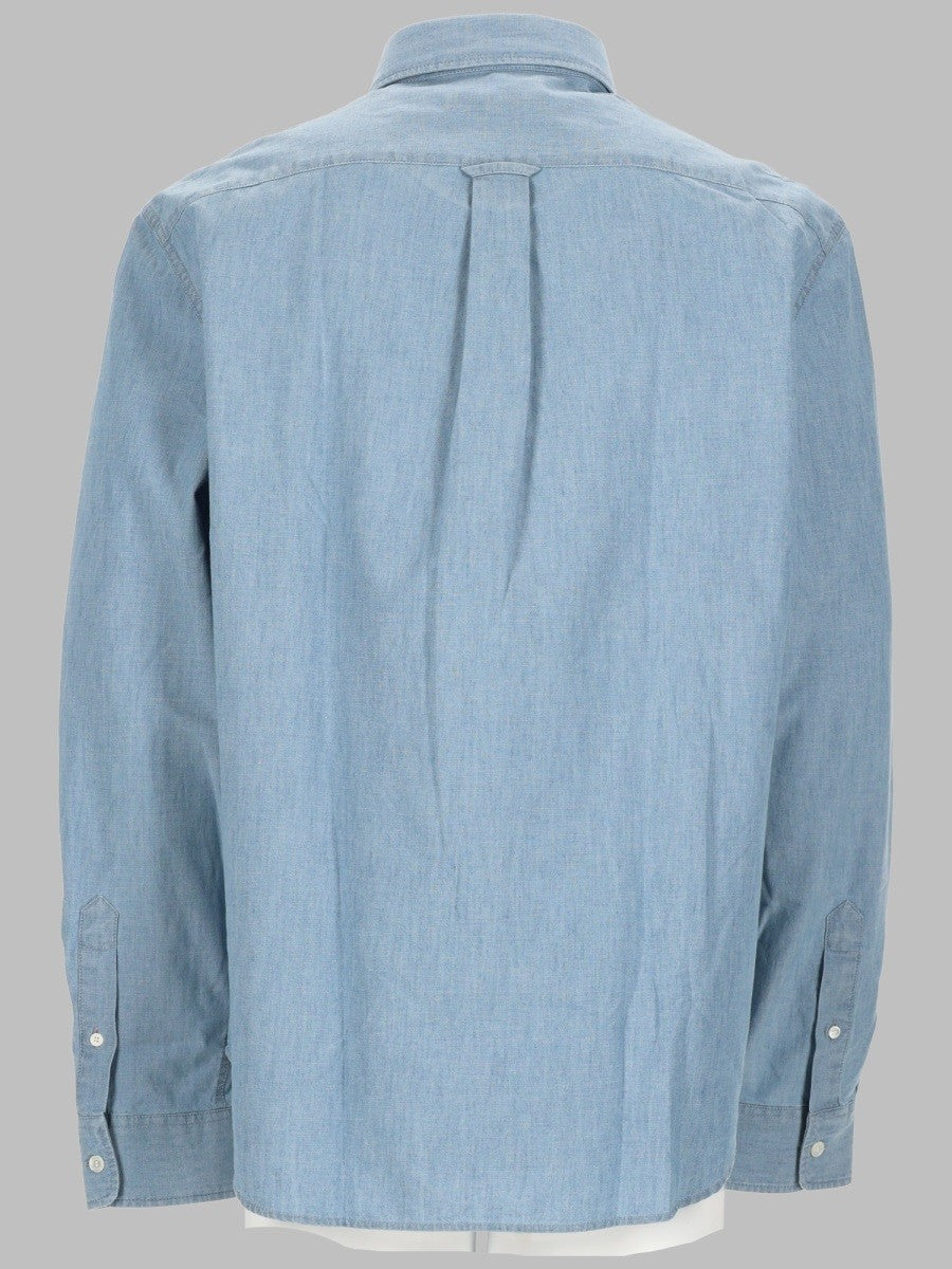 Maison Kitsune - Man - Blue - Shirt