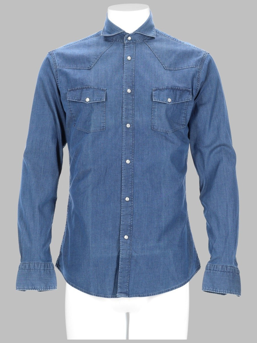 BRIAN DALES - Man - Blue - Shirt