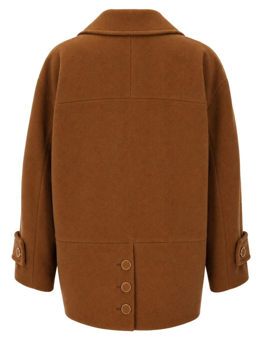CHLOÉ - Woman - Beige - Coat