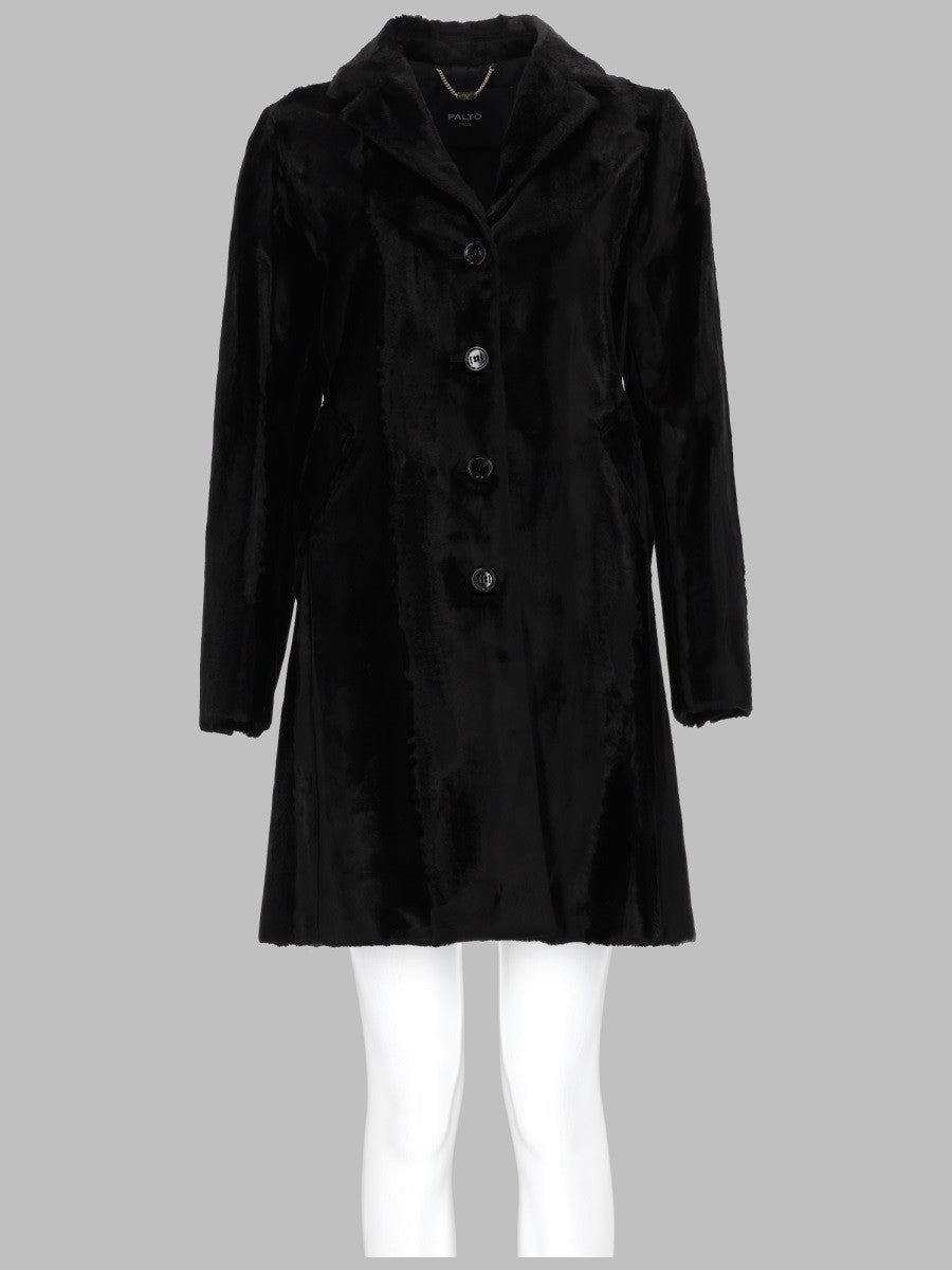 PALTO - Woman - Black - Coat