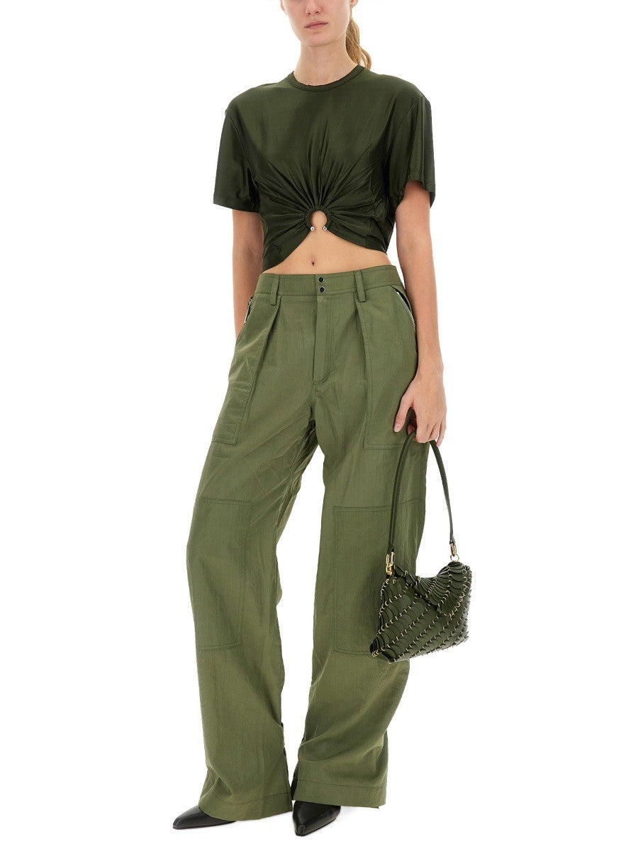 RABANNE - Woman - Green - Pants