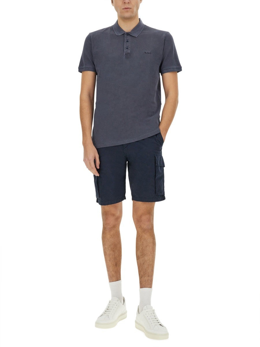 Woolrich - Man - Blue - Shorts