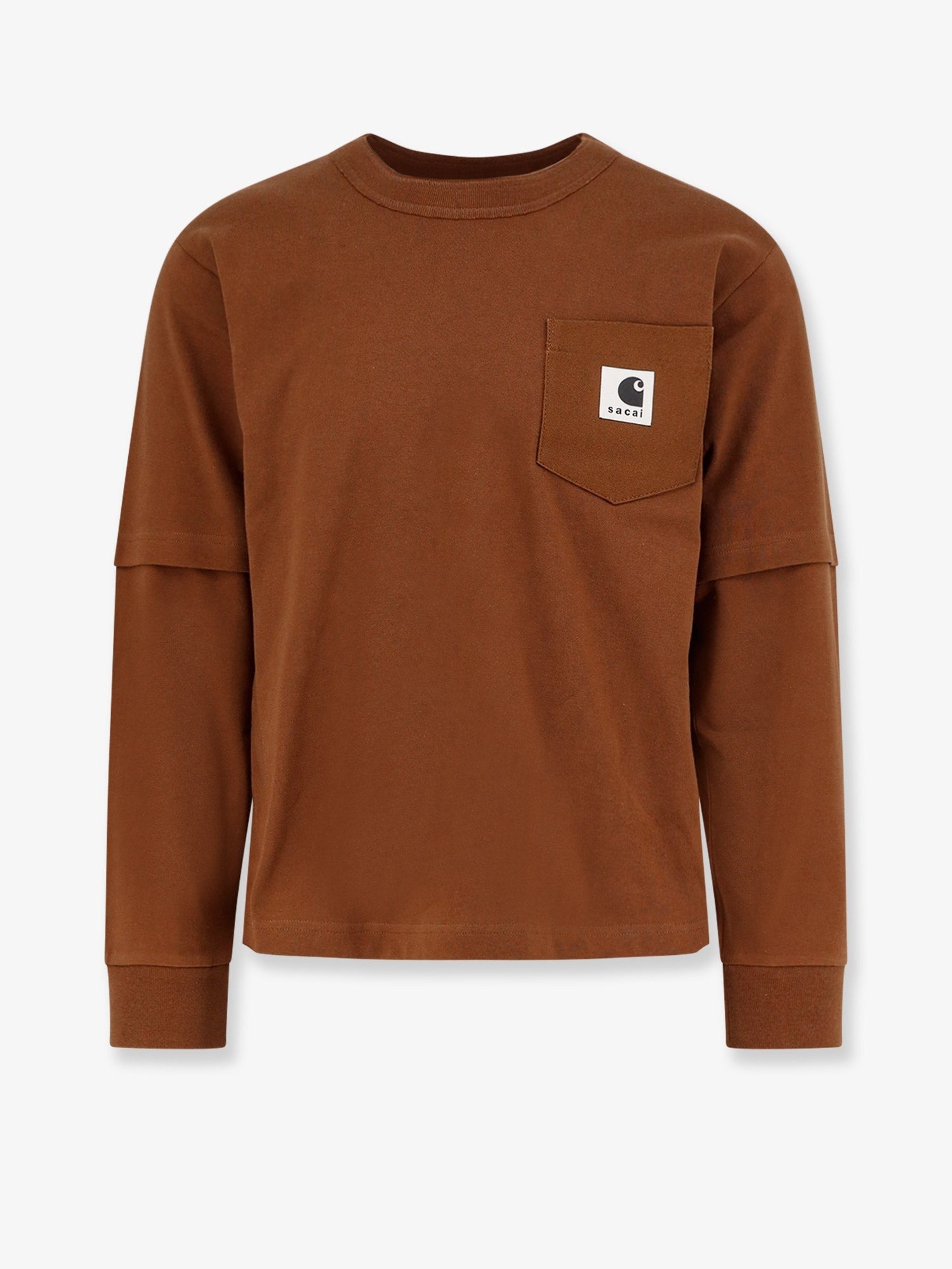 SACAI X CARHARTT WIP - Man - Brown - T-shirt