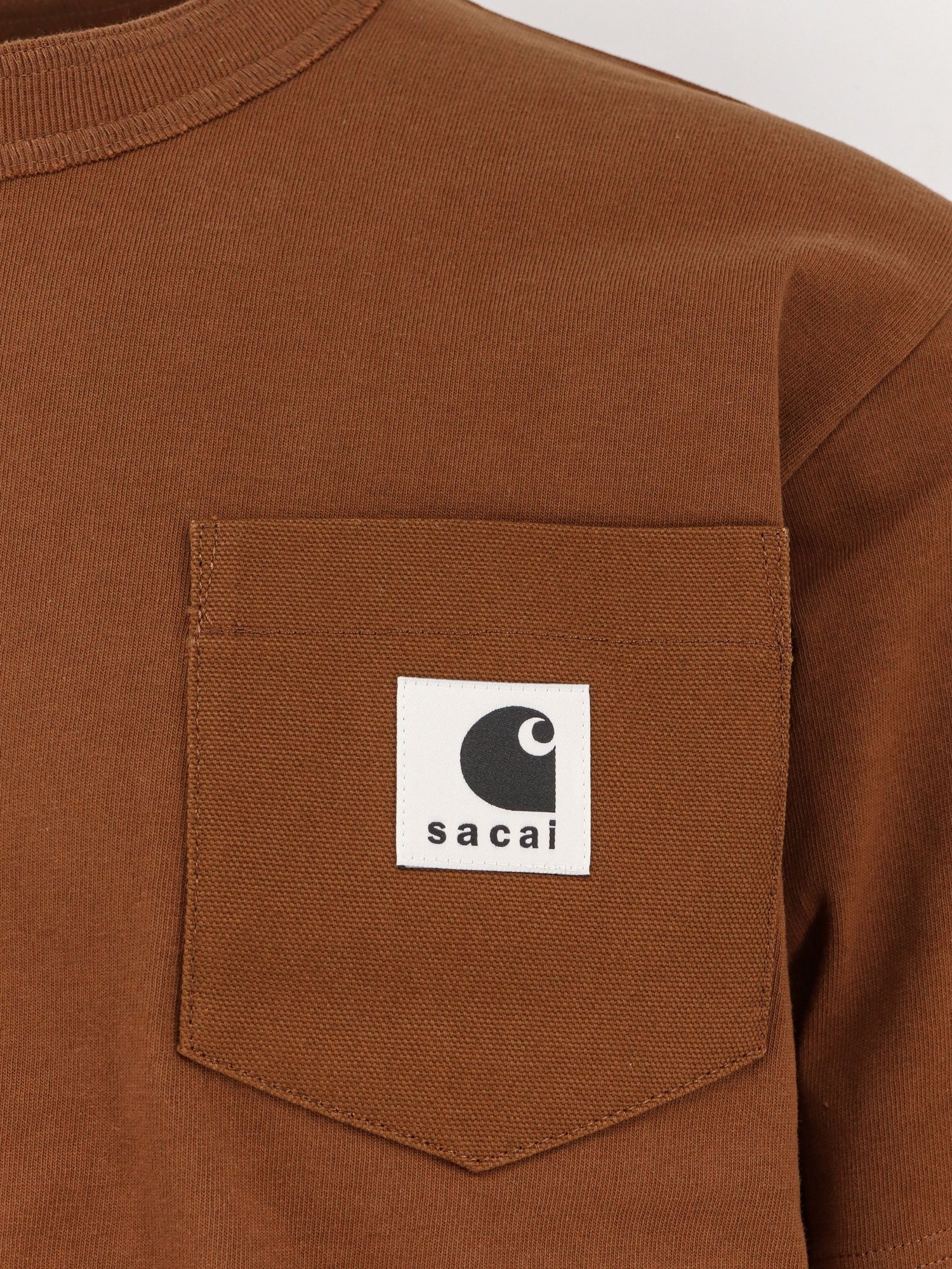 SACAI X CARHARTT WIP - Man - Brown - T-shirt