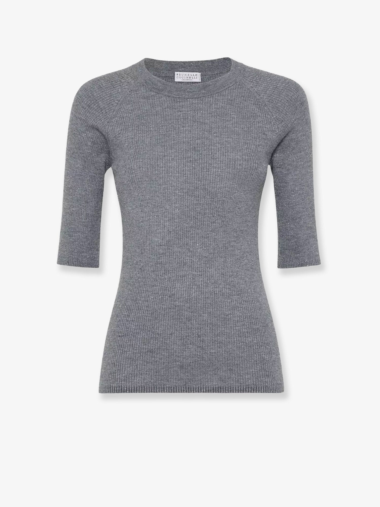 Brunello Cucinelli - Woman - Grey - Knit Sweater