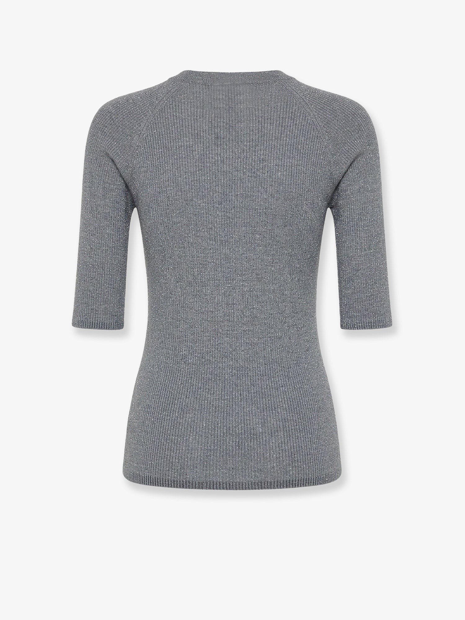 Brunello Cucinelli - Woman - Grey - Knit Sweater